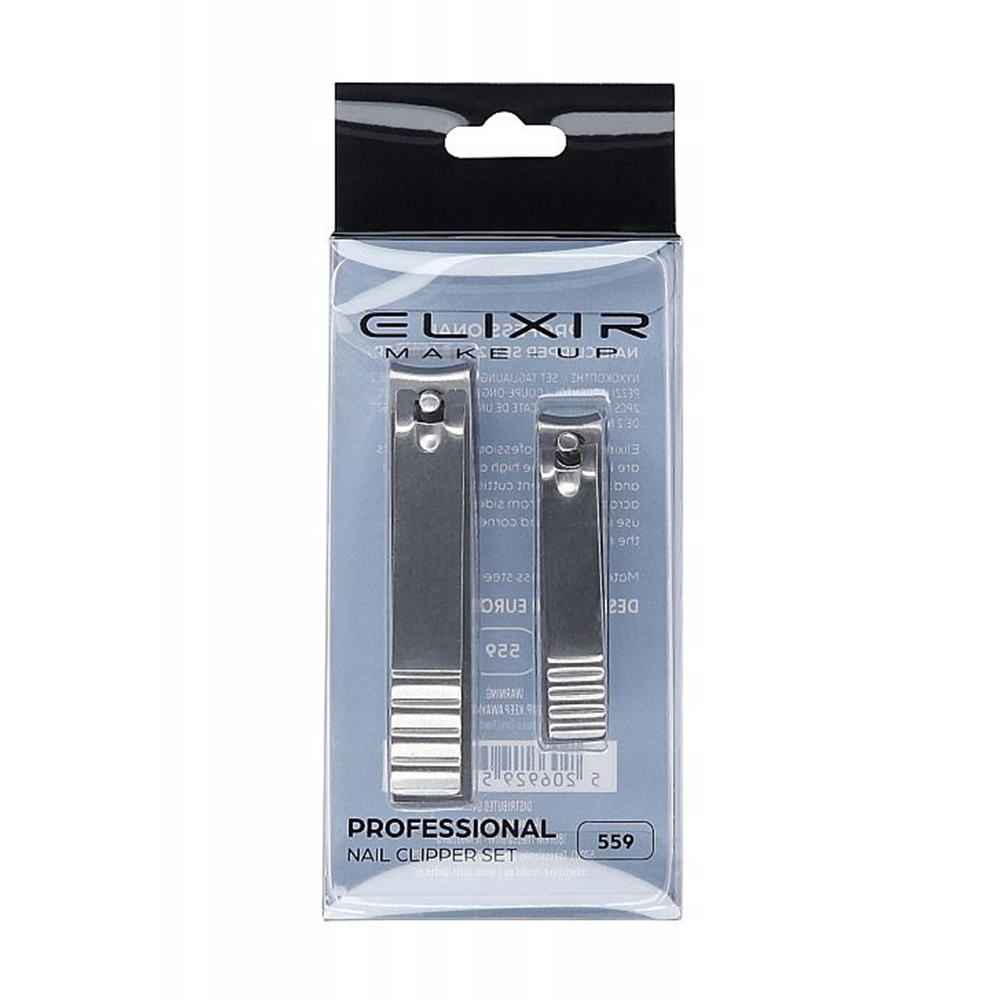 Кніпсер для нігтів Elixir Nail Clipper Set 559, 2 шт